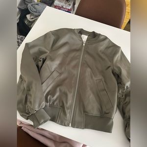 Satin Bomber Jacket
